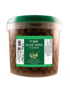 Olive in Salamoia Secchiello 3,5kg Copar