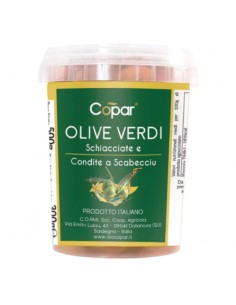 Olive Verdi Condite a Scabecciu Vasetto 300g Copar