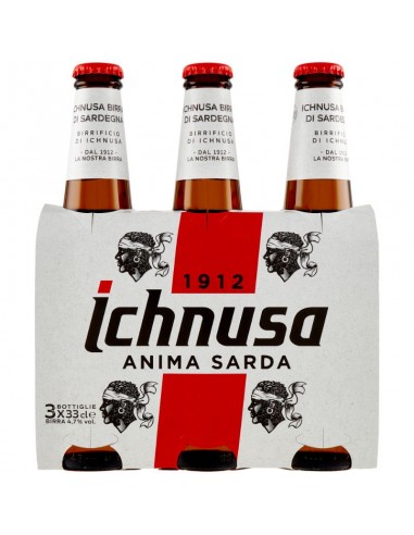 Birra Ichnusa 4,7% 33cl  X 3 PZ