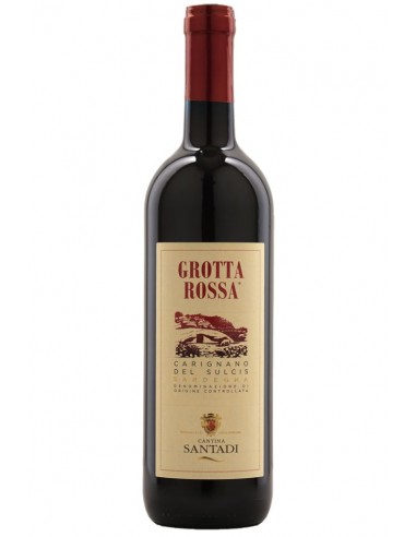 Grotta Rossa Carignano Doc 13,5% 75cl Cantina Santadi