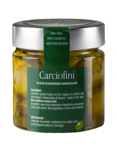 Carciofini Spicchiati Vasetto 240g Fratelli Pinna