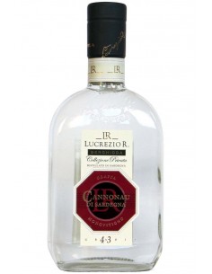 Grappa di Cannonau 43% 50cl Lucrezio R.