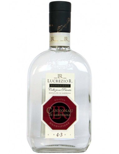 Grappa di Cannonau 43% 50cl Lucrezio R.