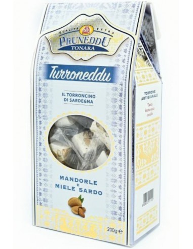 Torroncini alle Mandorle "Turroneddu" Astuccio 200g Pruneddu