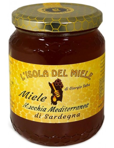 Miele di Macchia Mediterranea 500g L'Isola del Miele