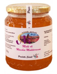 Miele di Macchia Mediterranea 500g Azienda Agricola Mirai