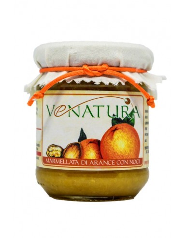 Marmellata di Arance con Noci Vasetto 230g Venatura