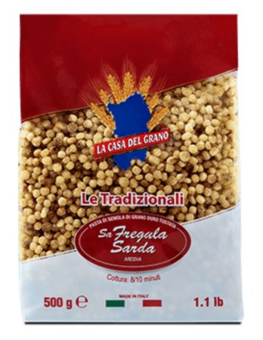Fregola Sarda Media 500g La Casa del Grano