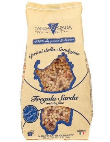 Fregula Grossa Tostata Sacchetto 500g Tanda & Spada