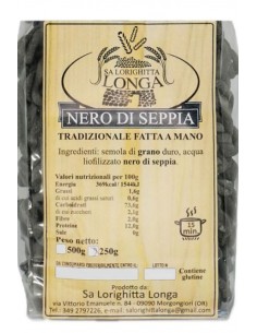 Lorighittas Nero di Seppia fatte a mano 250g Sa Lorighitta Longa