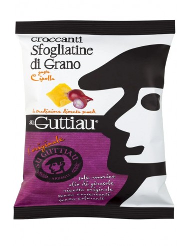 Sfogliatine Croccanti di Grano Gusto Cipolla 70g Guttiau Srl