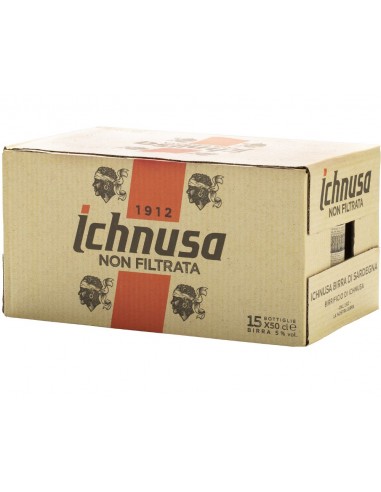 Birra Ichnusa non Filtrata 5% 50cl Cartone da 15 PZ