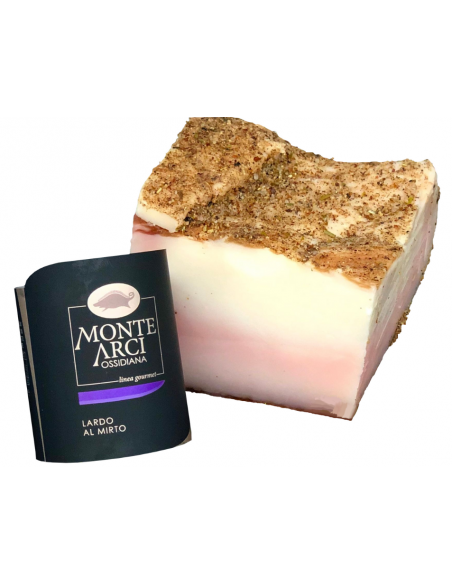 Lardo Teso al Mirto Trancio S.V. 400g ca Monte Arci