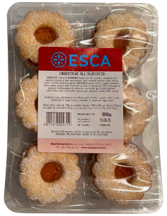 Canestrini all'Albicocca Vaschetta 300g Esca