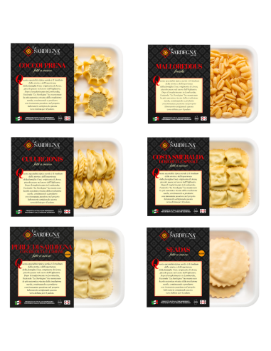 Box di Pasta Fresca Assortita 14 Confezioni La Sardegna