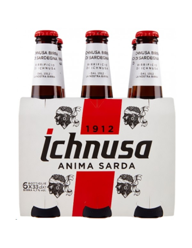 Birra Ichnusa 4,7% 33cl X 6 PZ