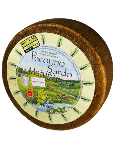 Pecorino Sardo Maturo Dop 1/16 da 250g ca Picciau