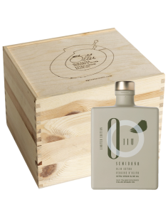 Olio Extravergine D'Oliva Semidana Gift Wooden Box Rovelli