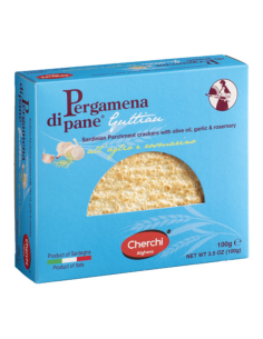 Pergamena di Pane Guttiau all`Aglio e Rosmarino 100g Cherchi