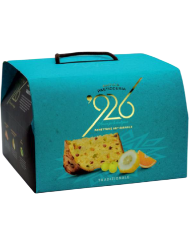 Panettone Artigianale Tradizionale Scatola 1Kg Tre Janas