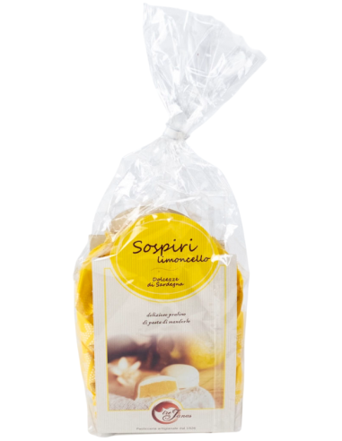 Sospiri al Limoncello Sacchetto 250g Tre Janas