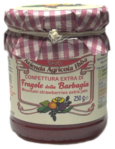 Confettura di Fragole della Barbagia Vasetto 250g Ibba