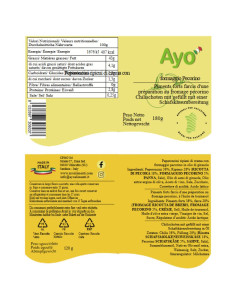 Peperoncini Ripieni con Crema di Formaggio Pecorino 180g Ayo 2