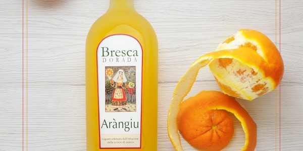 Arangiu Liquore di Scorze d'Arancia di Bresca Dorada