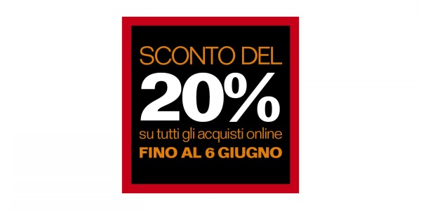 La grande promozione col 20% di sconto su tutti i nostri prodotti tipici sardi si estende in tutta Europa.