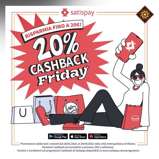 Cashback di Satispay